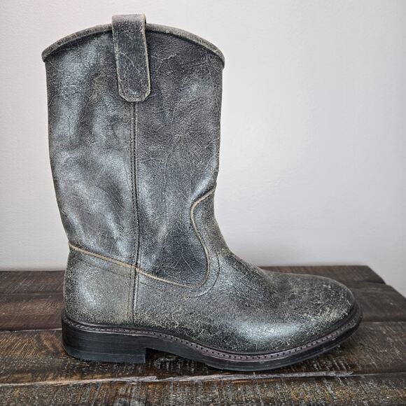 Allen Edmonds Dallas Roper Mens Size 9 D Leather Boots Husk Brown 7549 main image 10